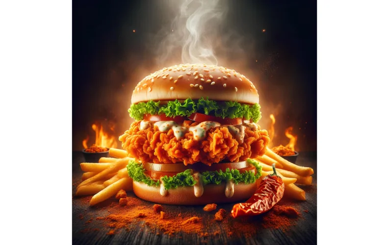 8. Zinger Burger: Spicy and Crunchy